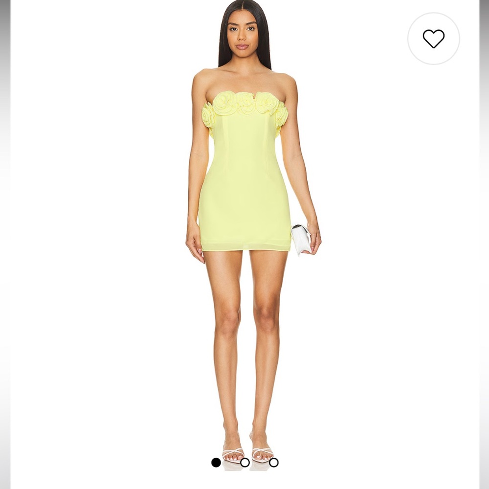 Lovers and friends Yellow Mini Dress